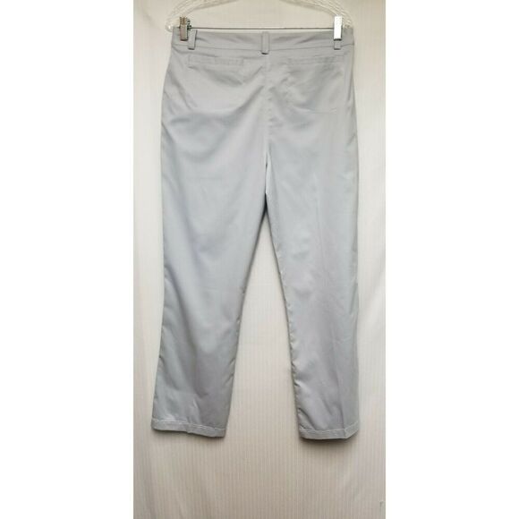 Maggie Lane Women's Flat Front Tech Golf Pants Active Athletic Gray Size 8 - Picture 4 of 5